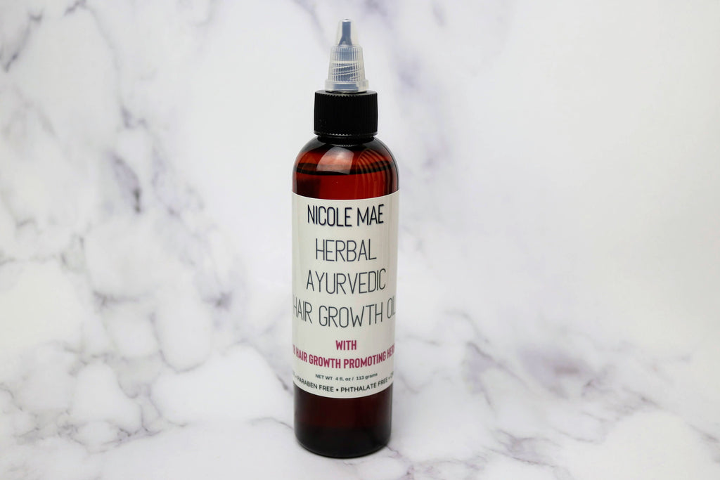 Herbal Ayurvedic Hair Oil | 18 Superior Hair Herbs, Organic Virgin Coconut, Root Stimulator, Super Hair Oil