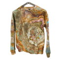 Earthy Geode Ice Dye Crewneck Sweatshirt